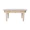 International Concepts Rectangle Philips Oval Coffee Table, 42 W, 24 L, 18 in H, Wood, Unfinished OT-5C - alternate 7